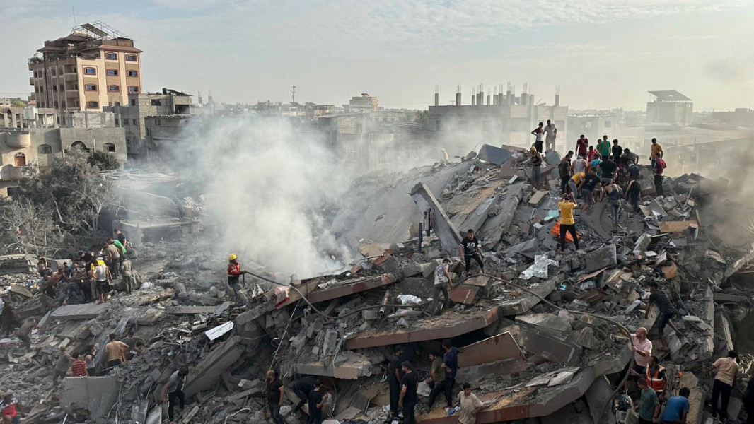 Izrael bombarduje pásmo Gazy Izrael bombarduje pásmo Gazy - 42TČen