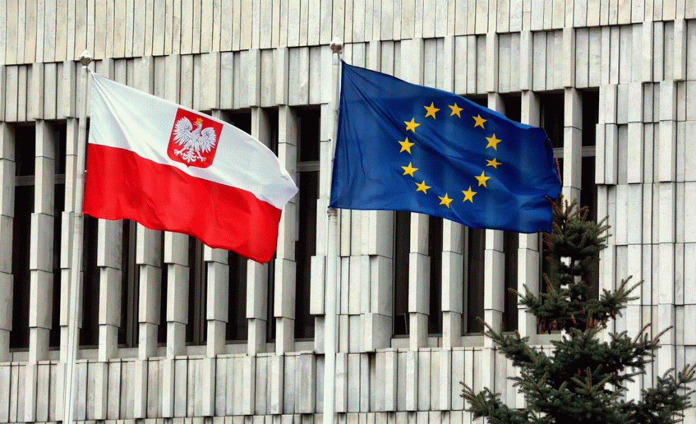 Vlajky Polska a EU Vlajky Polska a EU - 42TČen