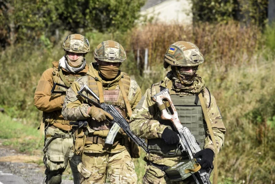 Ukrajinští vojáci Ukrajinští vojáci - 42TČen