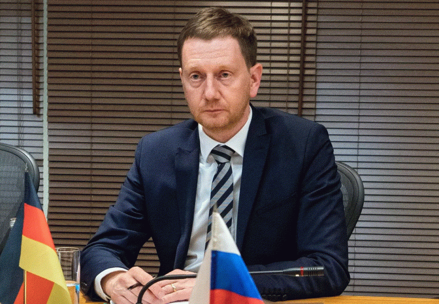 Předseda vlády Saska Michael Kretschmer Předseda vlády Saska Michael Kretschmer - 42TČen