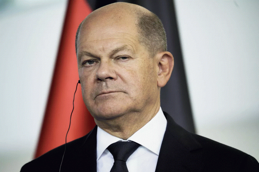 Německý kancléř Olaf Scholz Německý kancléř Olaf Scholz - 42TČen