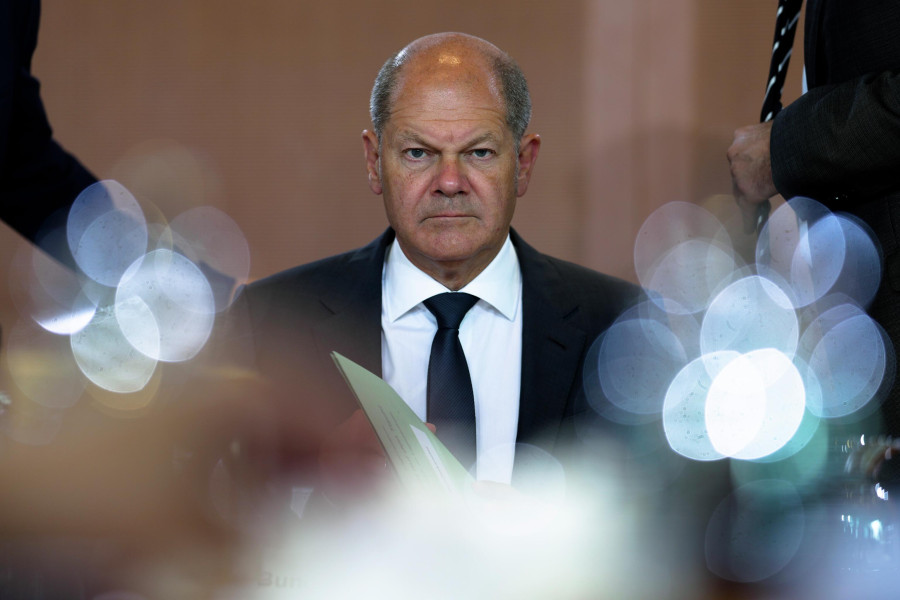 Německý kancléř Olaf Scholz Německý kancléř Olaf Scholz - 42TČen
