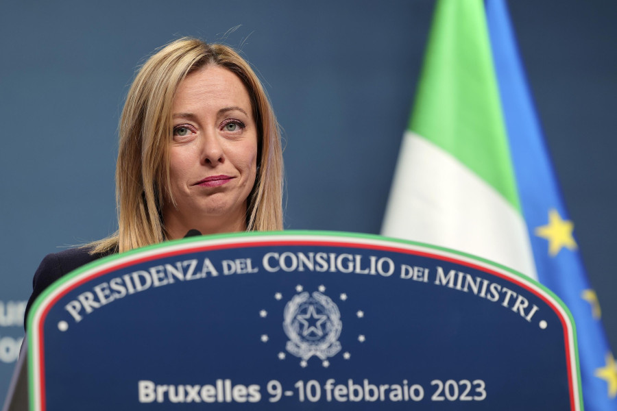Italská premiérka Giorgia Meloniová Italská premiérka Giorgia Meloniová - 42TČen