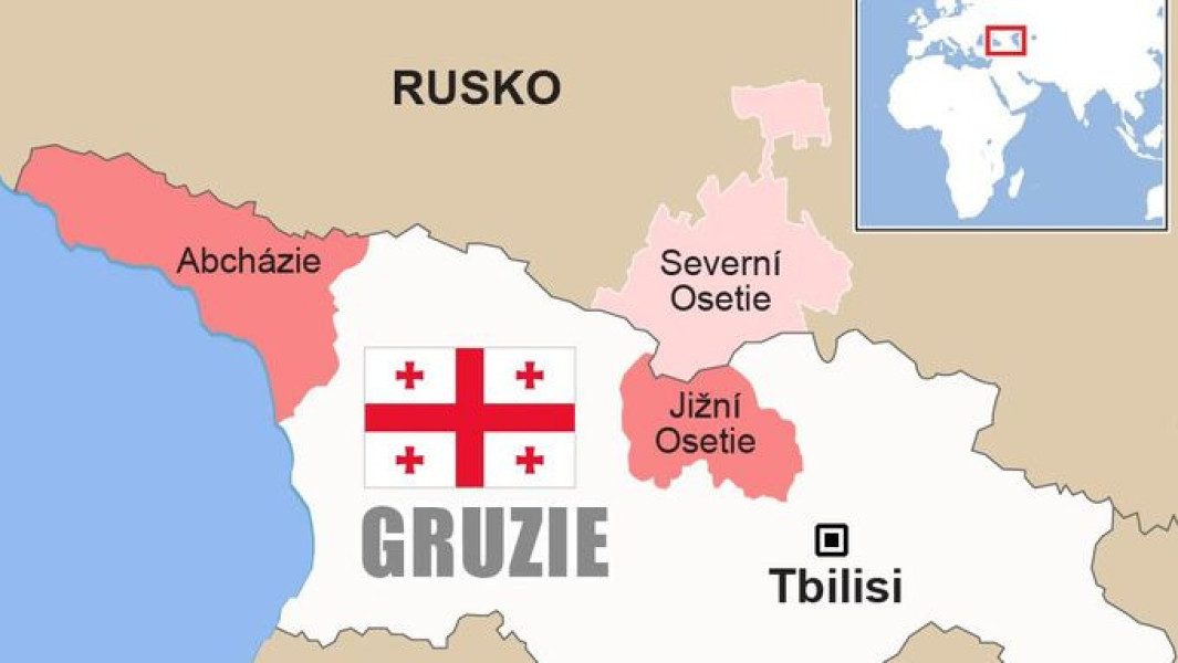 Mapa Gruzie Mapa Gruzie - 42TČen