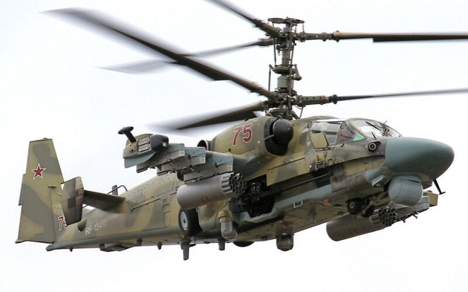 Ruský bitevní vrtulník Ka-52 Alligator Ruský bitevní vrtulník Ka-52 Alligator - 42TČen