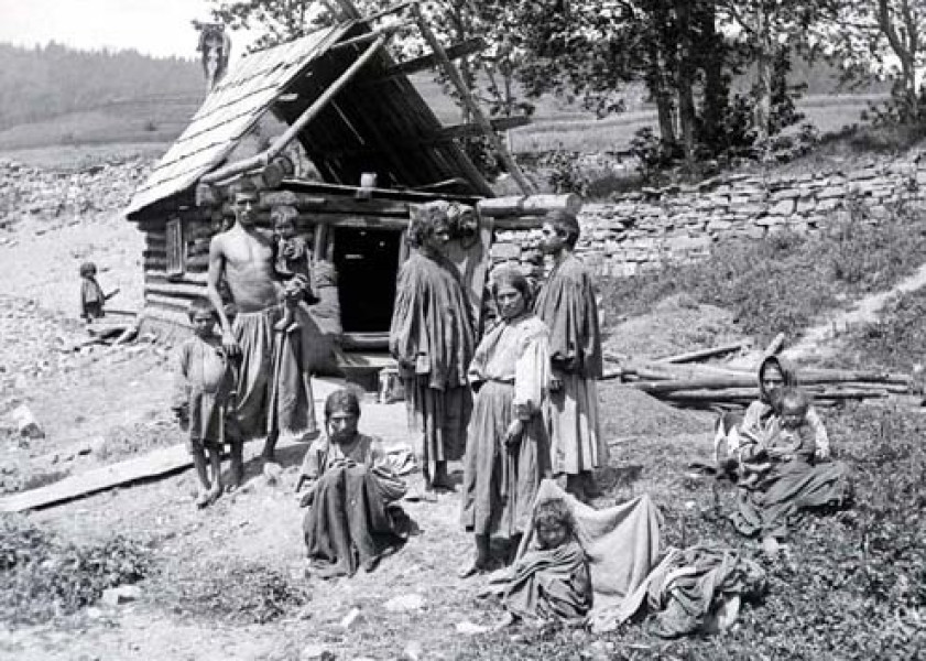 Romové z Haliče, Ukrajina, kolem roku 1895 Romové z Haliče, Ukrajina, kolem roku 1895 - 42TČen