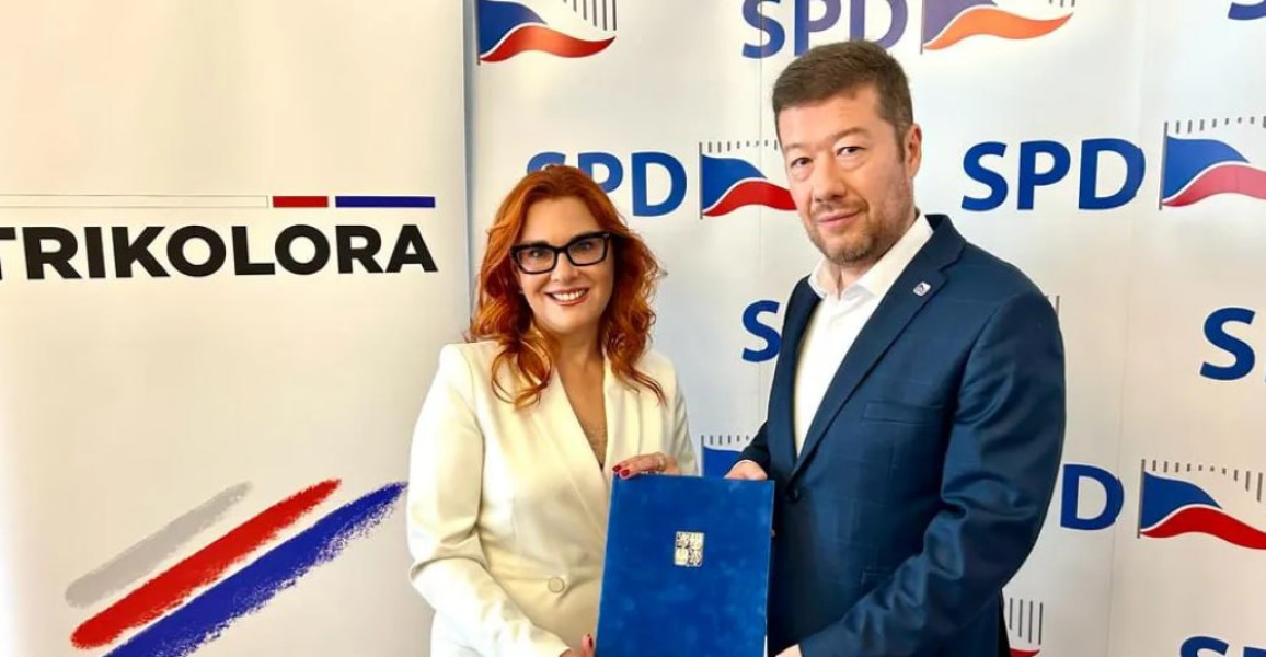 Zuzana Majerová a Tomio Okamura Zuzana Majerová a Tomio Okamura - 42TČen