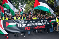 Demonstranti během propalestinského shromáždění v Austrálii - 42TČen